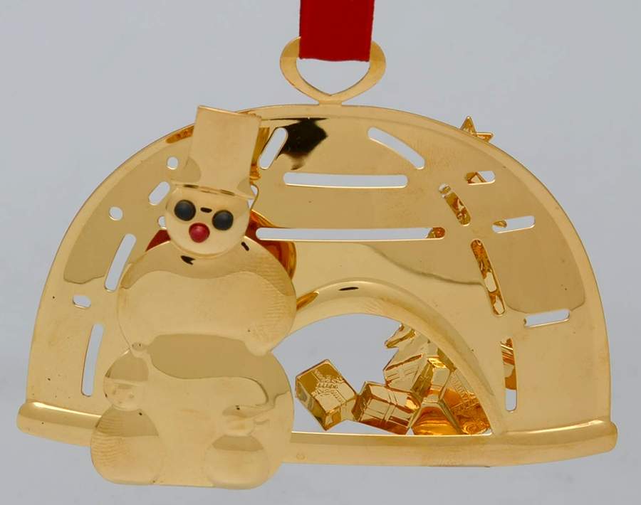 Annual Christmas Mobile Ornament Christmas In Greenland - No Box by Georg Jensen (Denmark)-1