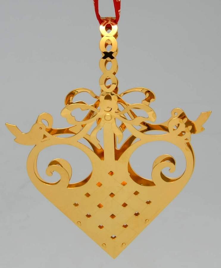 Annual Christmas Mobile Ornament The Robins Nest - Boxed by Georg Jensen (Denmark)-1