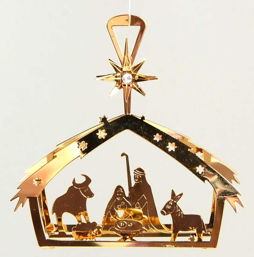 Annual Christmas Mobile Ornament The Nativity-Special Edition - No Box by Georg Jensen (Denmark)-1