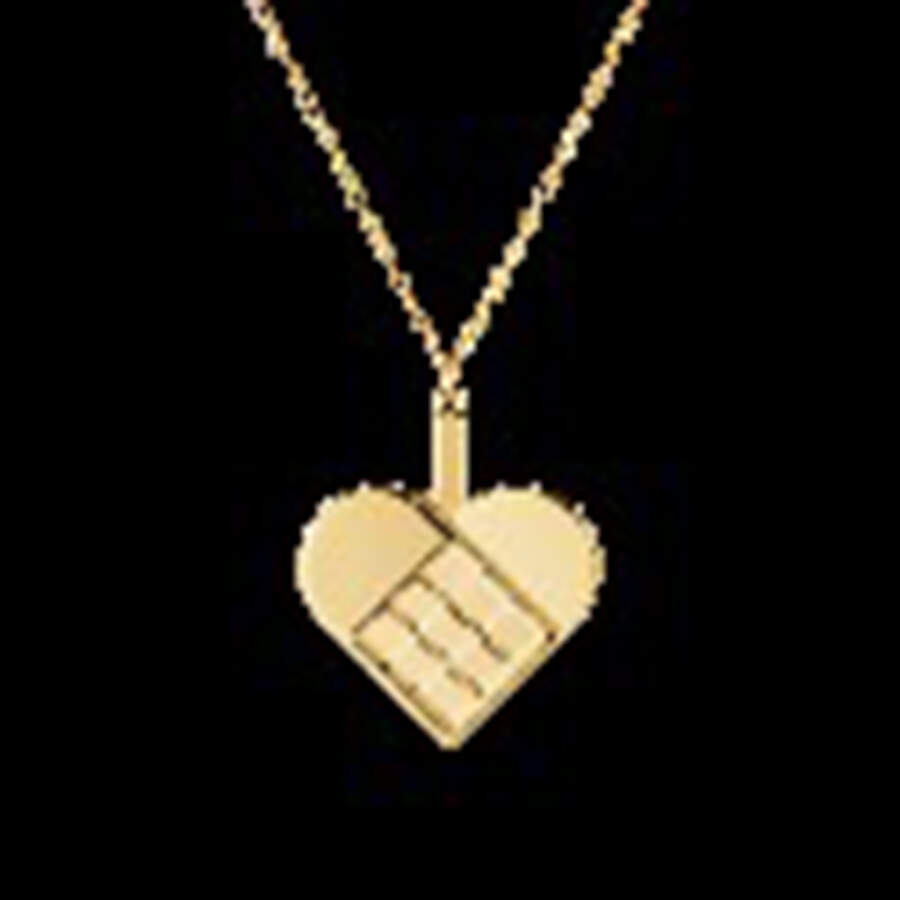 Christmas Ornaments with Chain Heart With Chain - Boxed by Georg Jensen (Denmark)-1