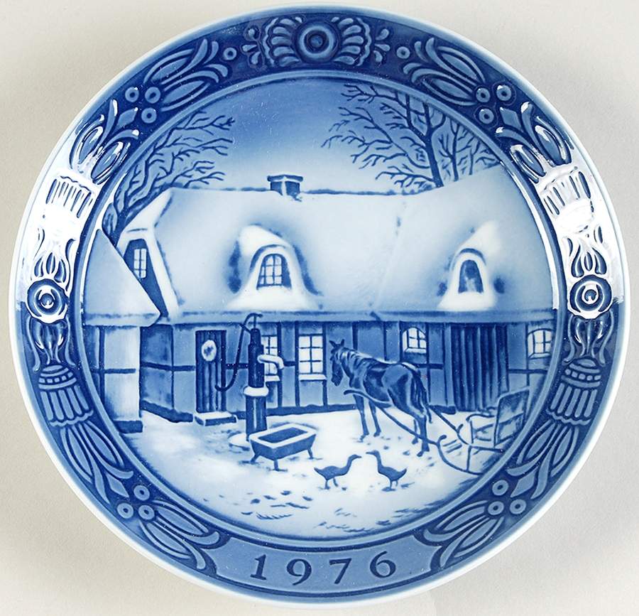 Christmas Plate Country Christmas - Boxed by Georg Jensen (Denmark)-1