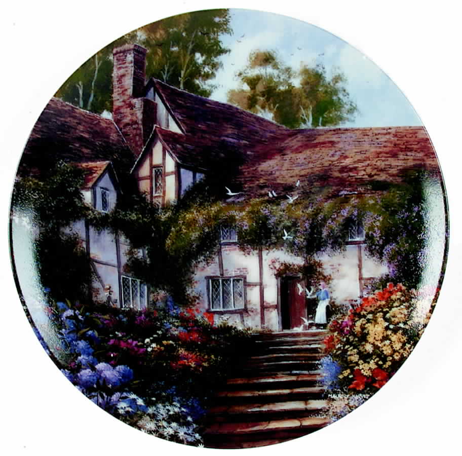 Along An English Lane Summer's Bright Welcome - With Box by WS George-1