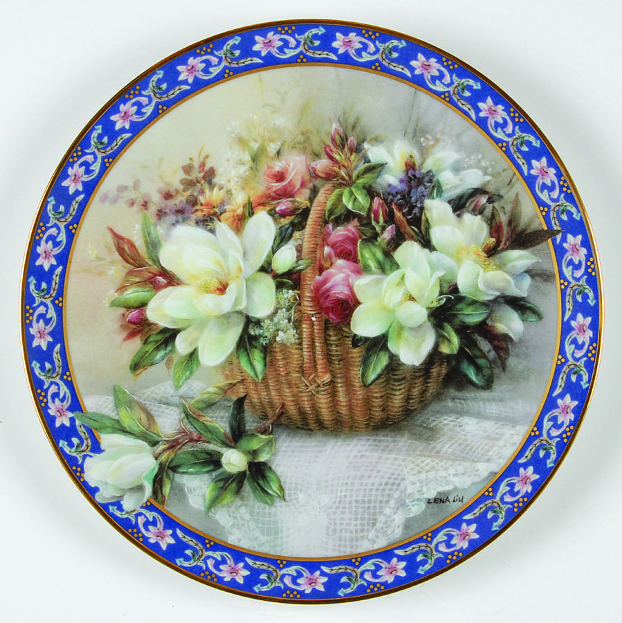 Basket Bouquets Magnolias - No Box by WS George-1