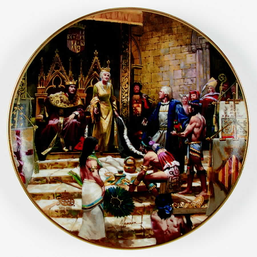 Columbus Discovers America-500th Anniversary Treasures From The New World - Boxed by WS George-1