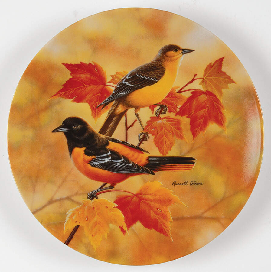 Glorious Songbirds Baltimore Orioles/Autumn Leaves - Boxed by WS George-1