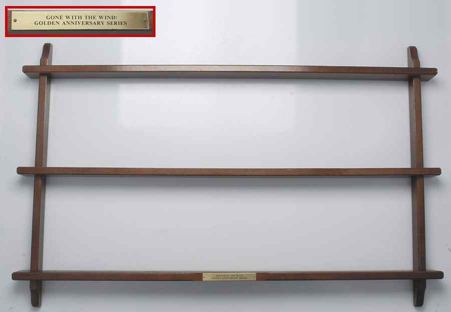 Gone with The Wind-Golden Anniversary Wooden Display Rack - Display Rack Wood by WS George-1