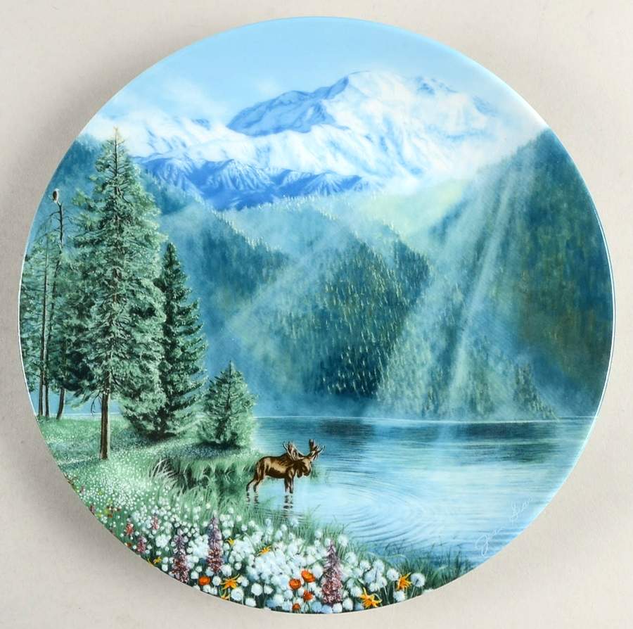 Natures Legacy Misty Morning At Mt. McKinley - Boxed by WS George-1