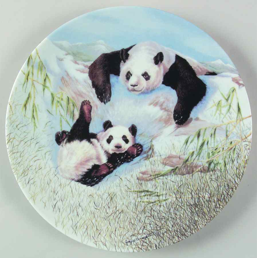 Secret World Ofthe Panda A Frolic In The Snow - No Box by WS George-1