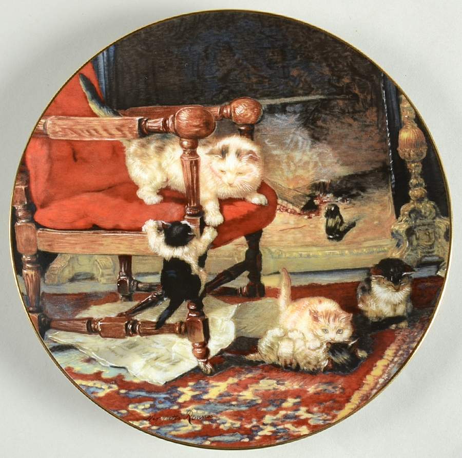 Victorian Cat  Frisky Felines - No Box by WS George-1