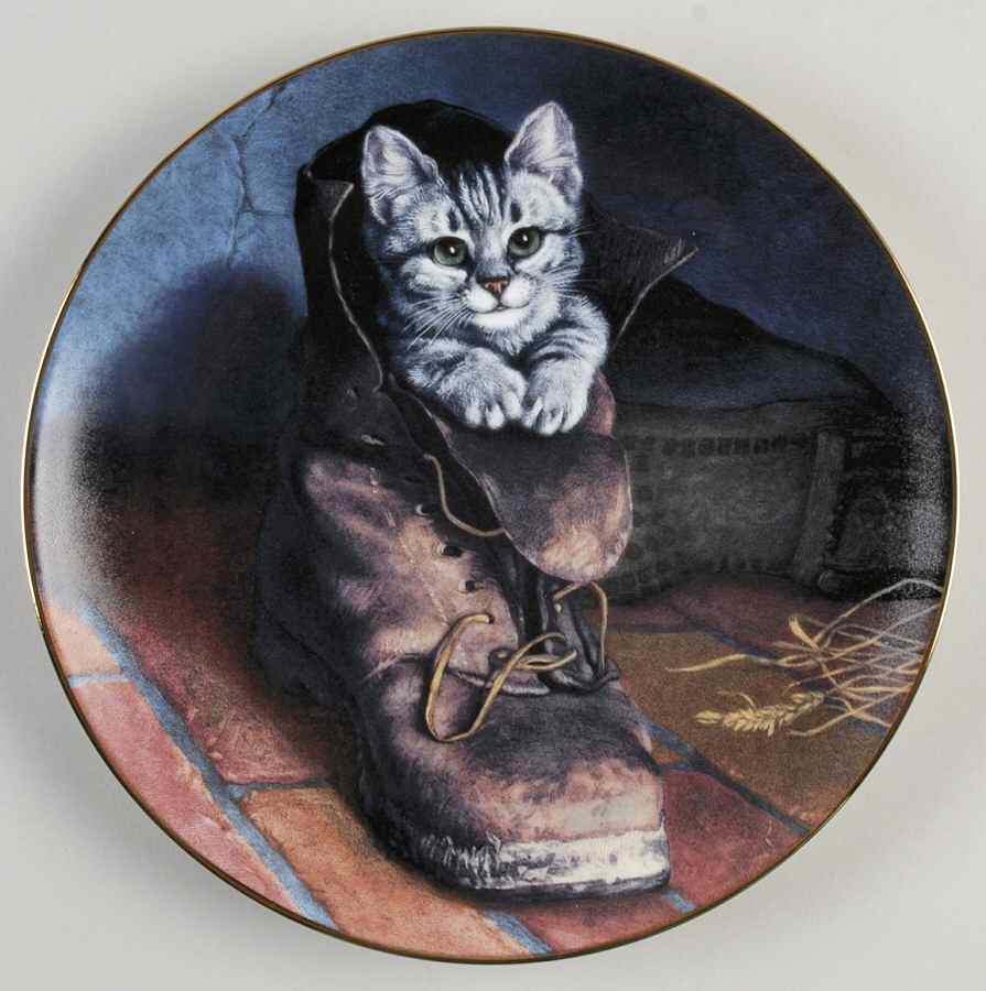 Victorian Cat Capers Puss In Boots - No Box by WS George-1