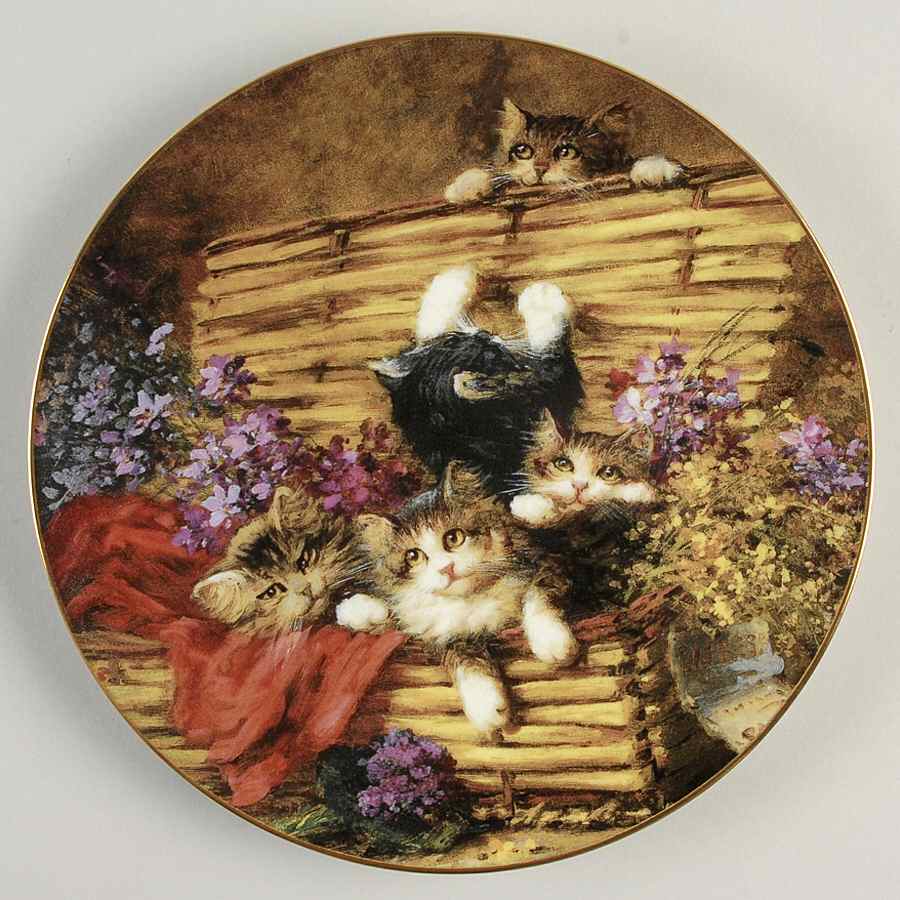 Victorian Cat Capers The Kitten Express - No Box by WS George-1