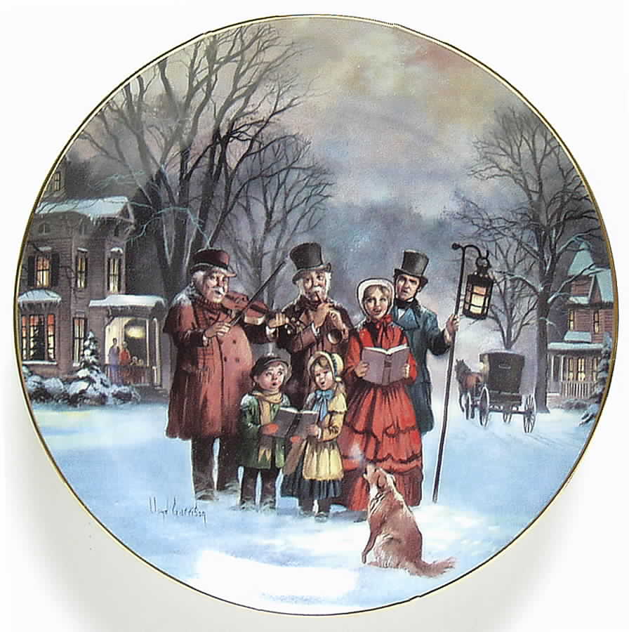Scenes of Christmas Past The Carollers - Boxed by WS George-1