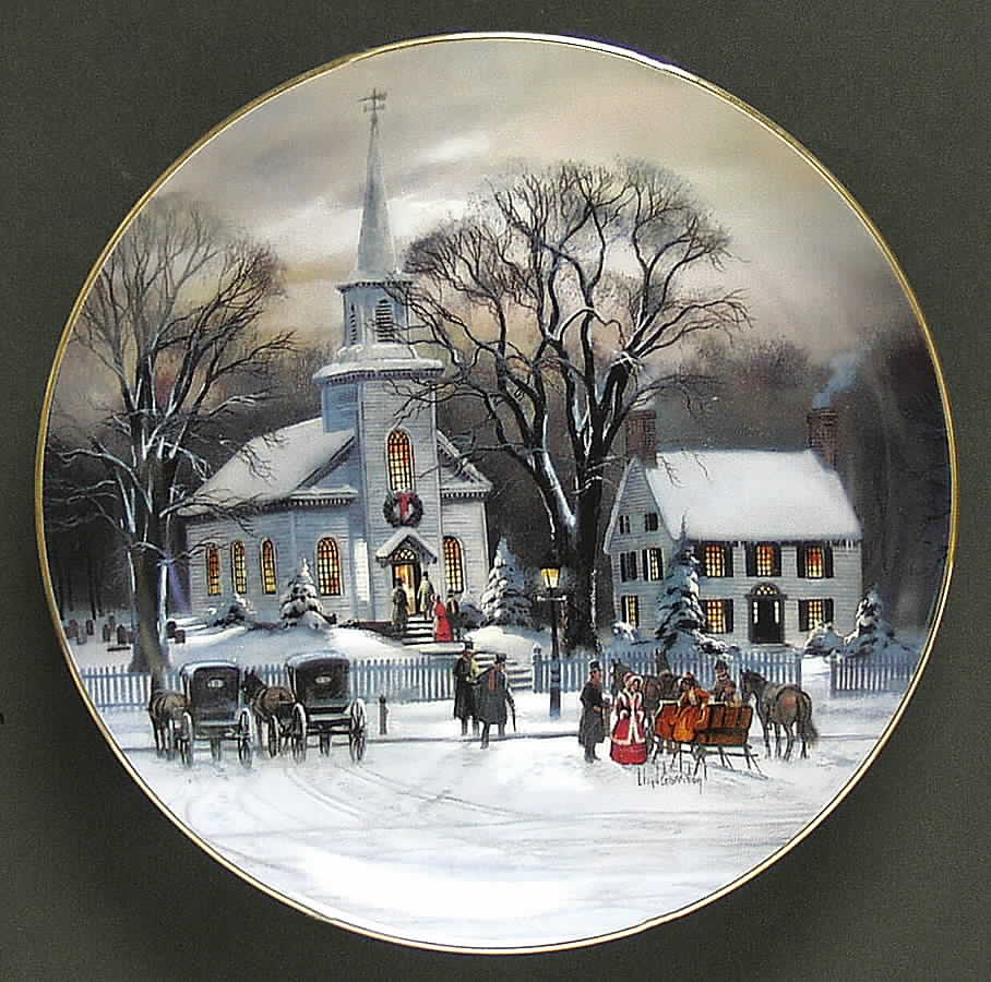 Scenes of Christmas Past A Gathering Of Faith - Boxed by WS George-1