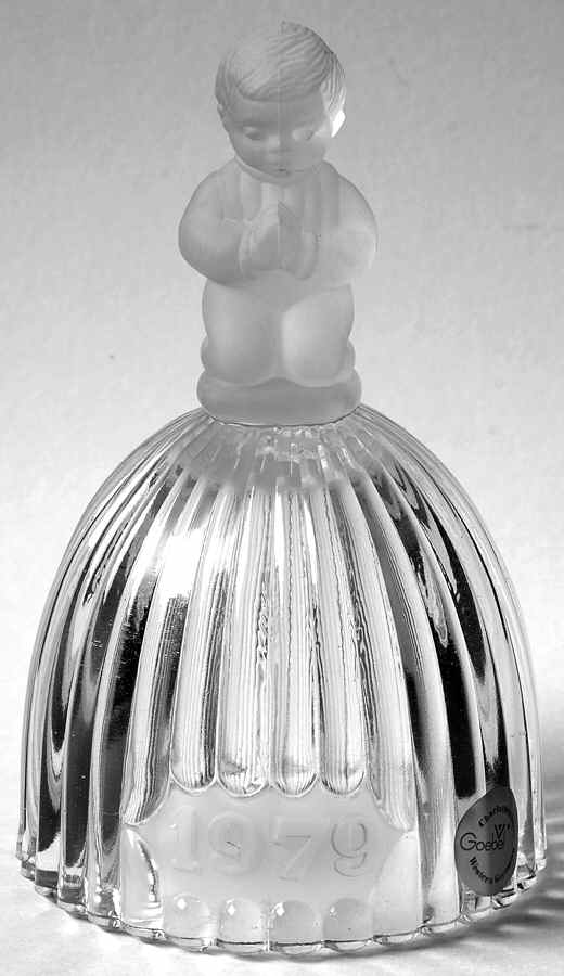Crystal Annual Bell Praying Boy - Boxed by Goebel-1