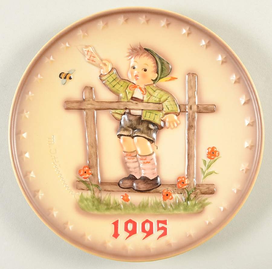 Hummel Annual Plate-Goebel Come Back Soon - Boxed by Goebel-1