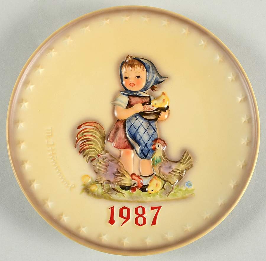 Hummel Annual Plate-Goebel Feeding Time - Boxed by Goebel-1