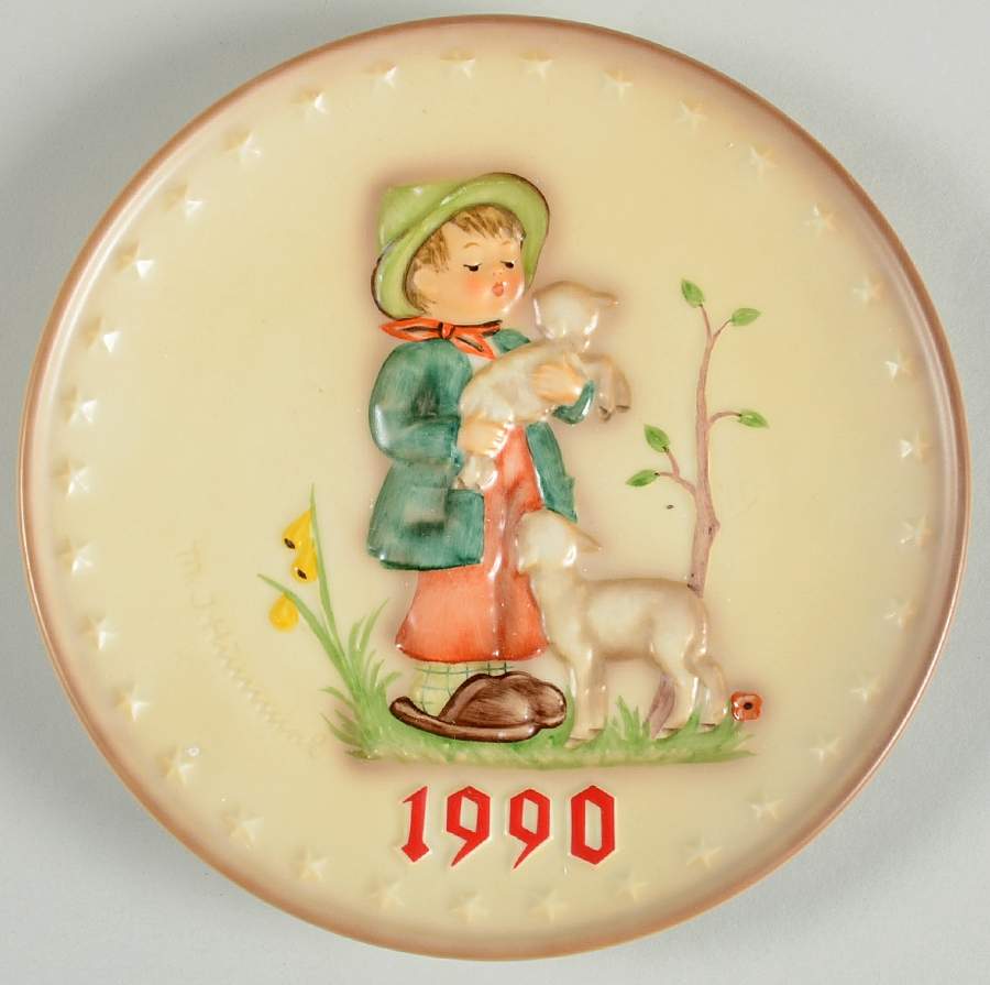 Hummel Annual Plate-Goebel Shepherd Boy - Boxed by Goebel-1