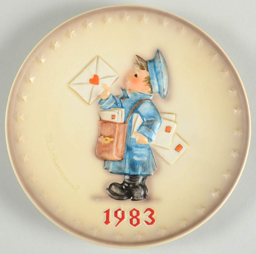 Hummel Annual Plate-Goebel Postman - No Box by Goebel-1