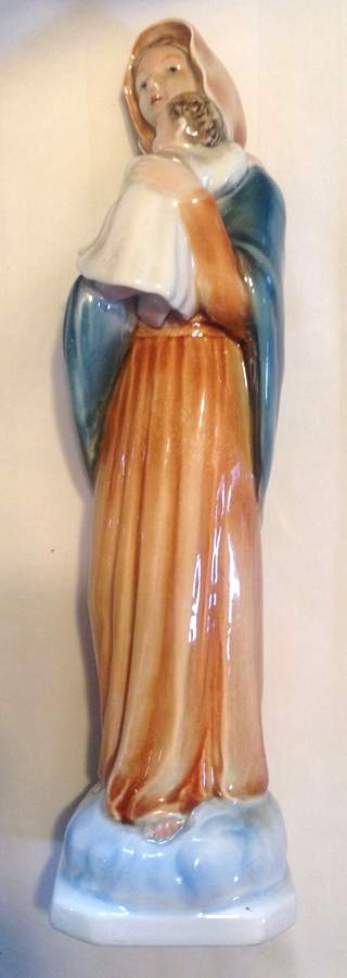 Madonnas (HM Mark) Unger Madonna & Child-Orange - Boxed by Goebel-1