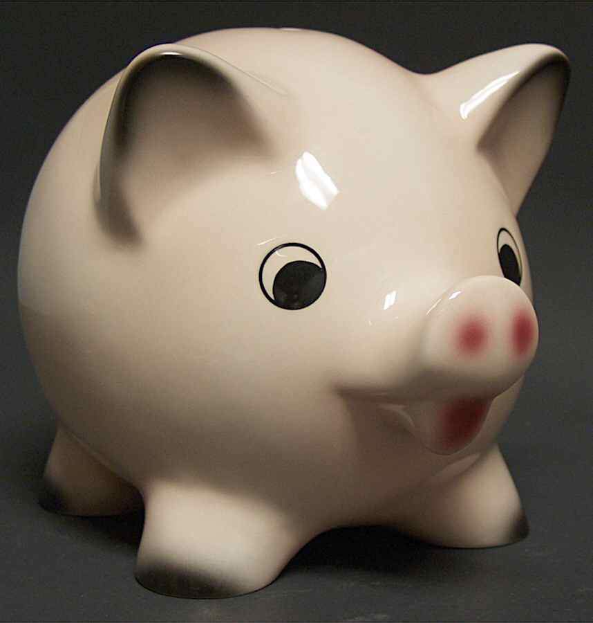 Goebel Banks Penny Pinching Piggy-Large - Boxed by Goebel-1