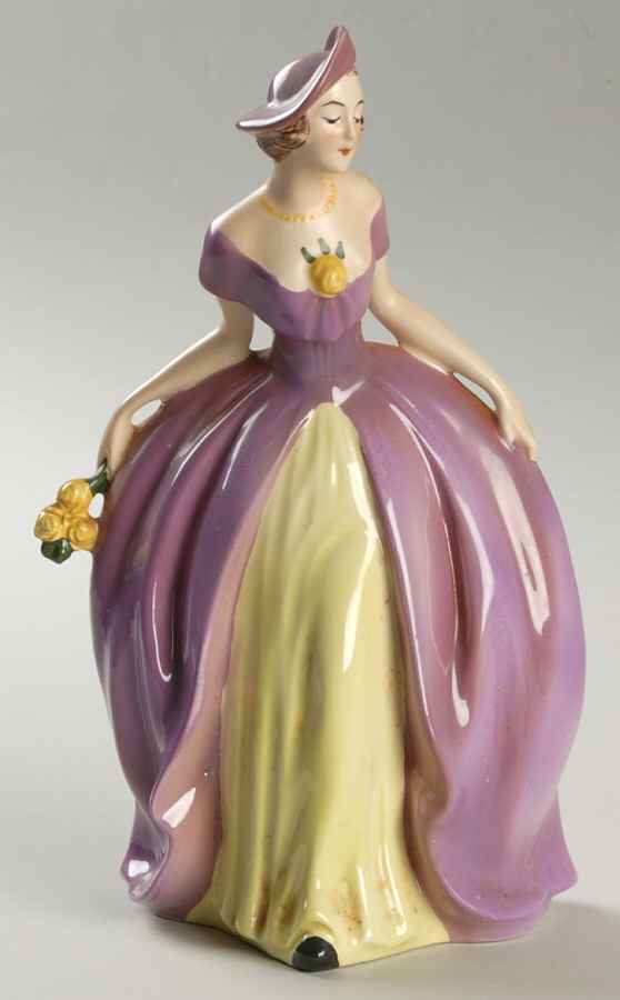 Ladies (FF Mark) Lady In Purple Dress - Boxed by Goebel-1