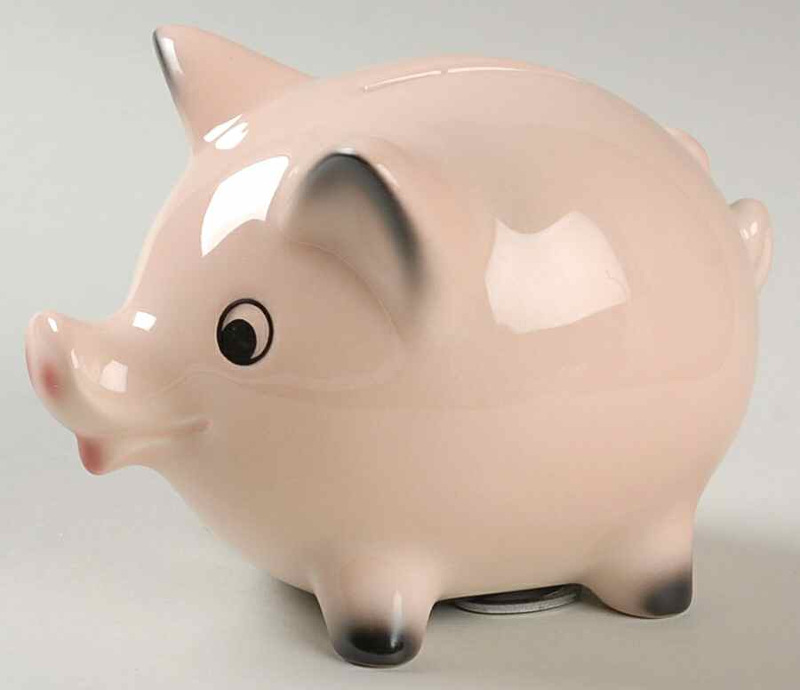 Goebel Banks Penny Pinching Piggy-Small - No Box by Goebel-1