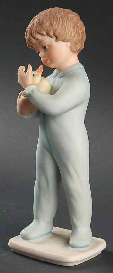 Frobek Figurines Boy With Duck - No Box by Goebel-1