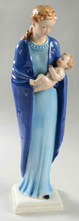 Madonnas (HM Mark) Unger Madonna & Child-Colored - Boxed by Goebel-1