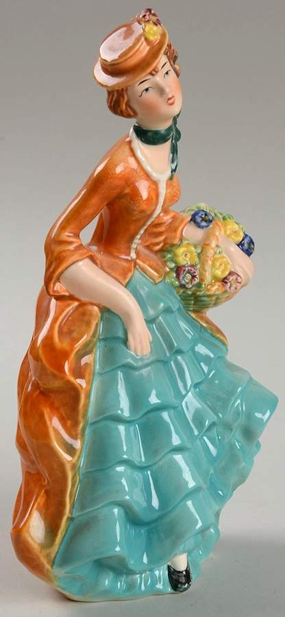 Ladies (FF Mark) Lady With Flowers - No Box by Goebel-1