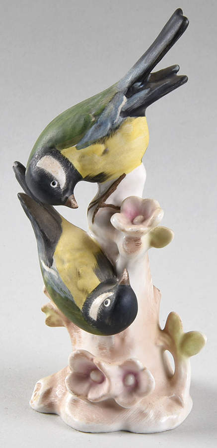 Bird Figurines Great Titmouse-Group-Matte - No Box by Goebel-1