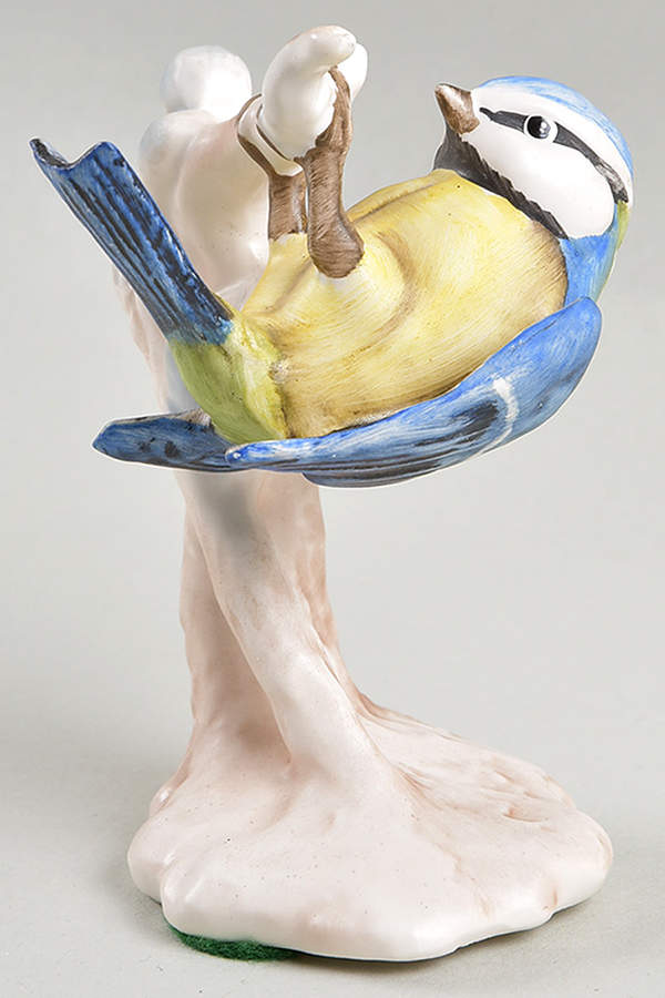 Bird Figurines Blue Titmouse-Matte - No Box by Goebel-1