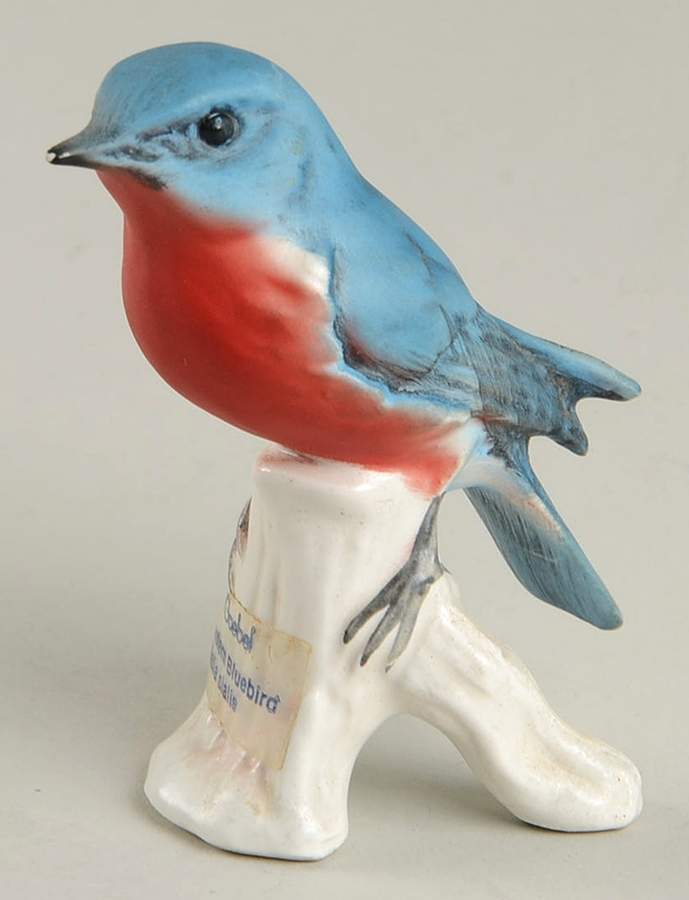 Bird Figurines Eastern Bluebird - Boxed by Goebel-1