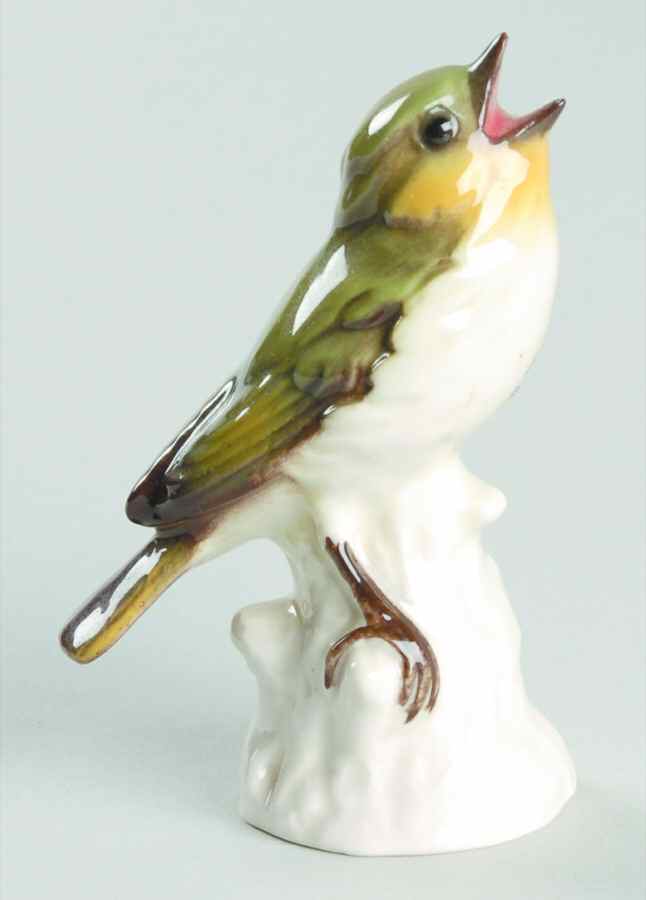 Bird Figurines Wood Warbler-Glazed - Boxed by Goebel-1
