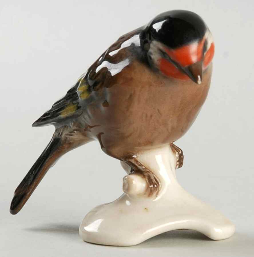 Bird Figurines European Goldfinch - No Box by Goebel-1