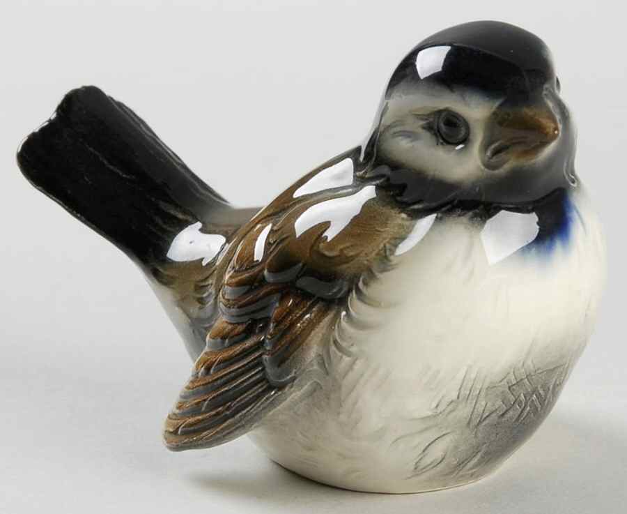 Bird Figurines Sparrow-Brown - No Box by Goebel-1