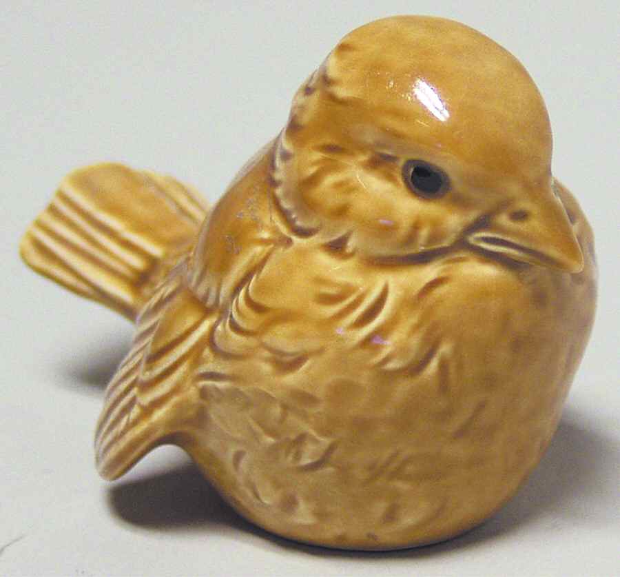 Bird Figurines Sparrow-Light Brown - Boxed by Goebel-1