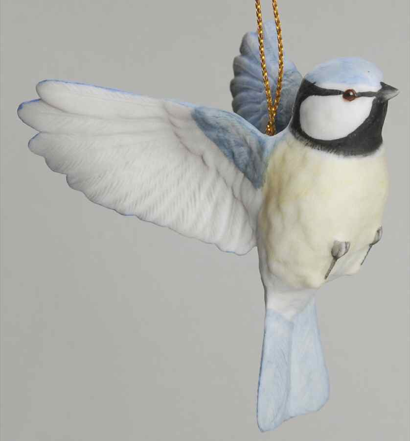 Bird Figurines Blue Titmouse Ornament - Boxed by Goebel-1