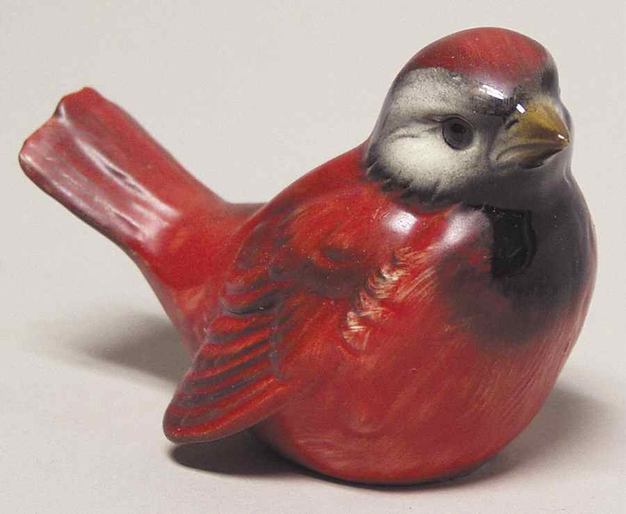 Bird Figurines Sparrow-Red - No Box by Goebel-1