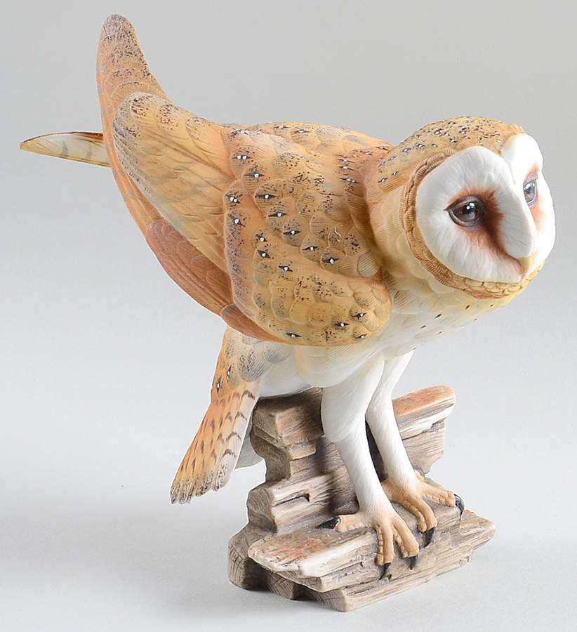 Bird Figurines Barn Owl-Limited Edition - No Box by Goebel-1