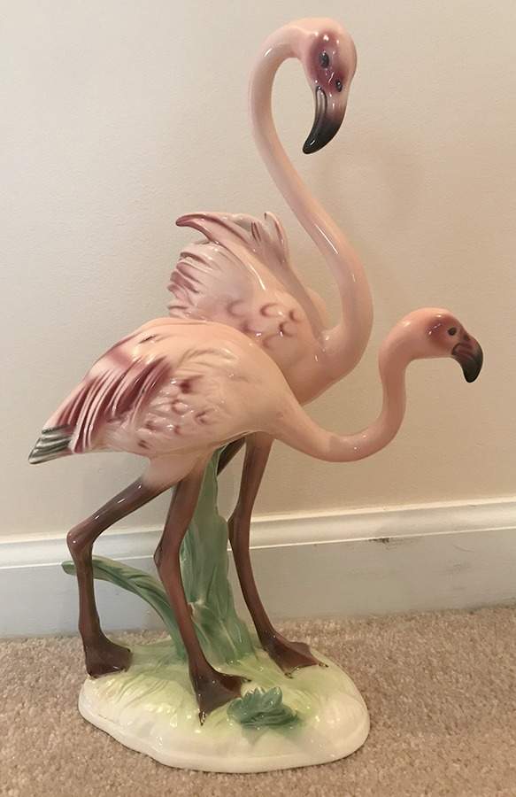 Bird Figurines Group Of Flamingos - No Box by Goebel-1