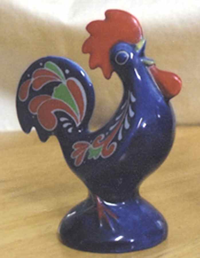 Bird Figurines Cobalt Rooster-Small - With Box Bx375 by Goebel-1