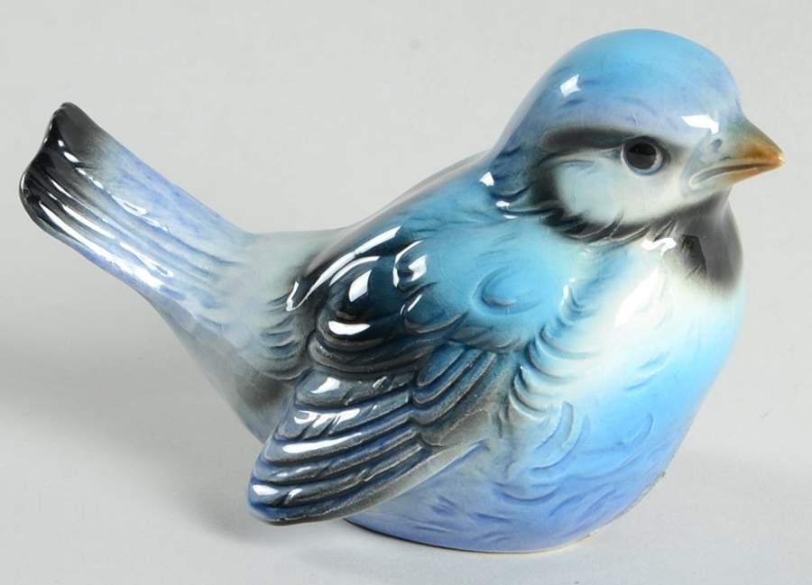 Bird Figurines Sparrow-Blue - No Box by Goebel-1