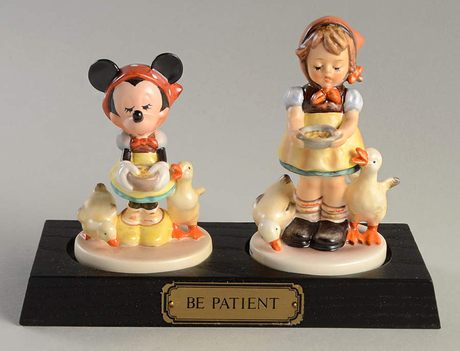 Disney Be Patient-2 Pc Set - Boxed by Goebel-1