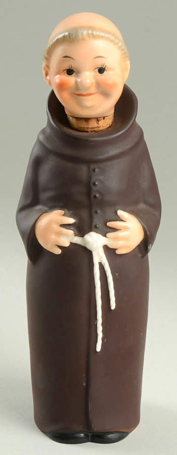 Friar Tuck Tm4-Liquor Bottle W/ Stopper - Bottle-Liquor W/ Stopper-Tm4 by Goebel-1