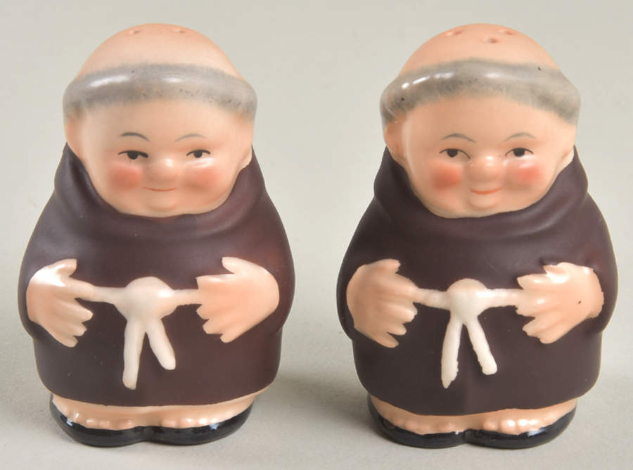 Friar Tuck Tm2-Salt & Pepper Set-Mini - Tm2-Salt & Pepper Mini Set by Goebel-1