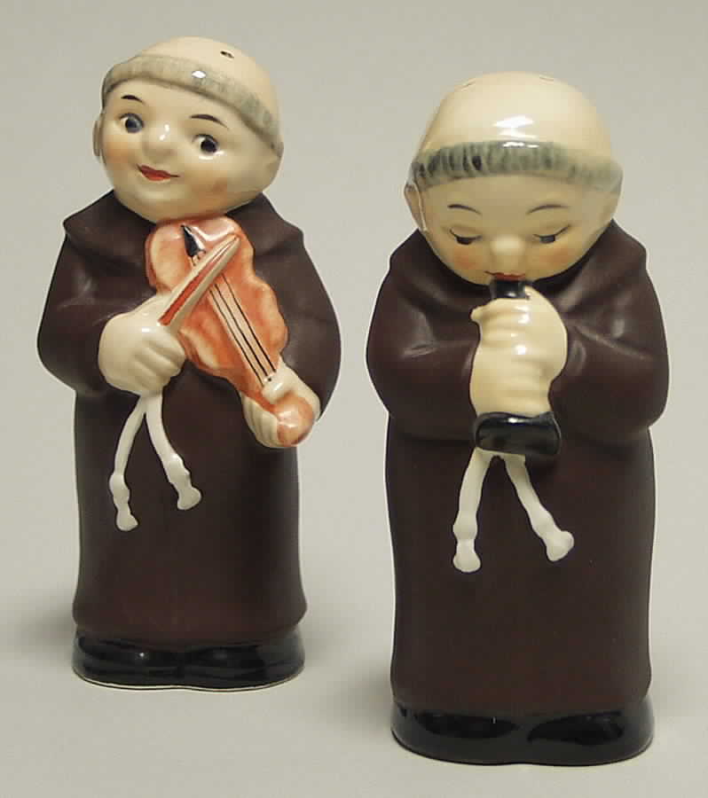 Friar Tuck Tm6-Salt & Pepper Musicians - Tm6-Salt & Pepper Musician by Goebel-1