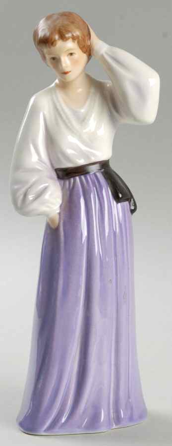 General Federation of Womens Clubs Iv Of 4-Lady In Purple Skirt - No Box by Goebel-1