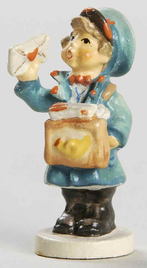 Hummel Miniature Figurine-Bronze Postman - Boxed by Goebel-1