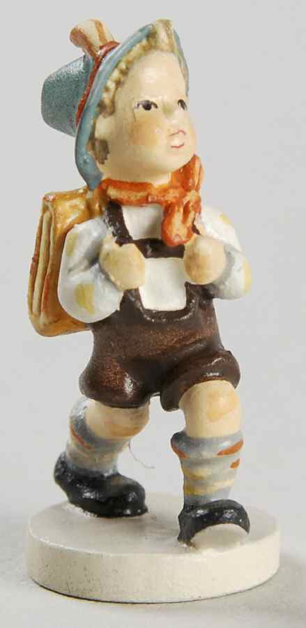 Hummel Miniature Figurine-Bronze School Boy - No Box by Goebel-1