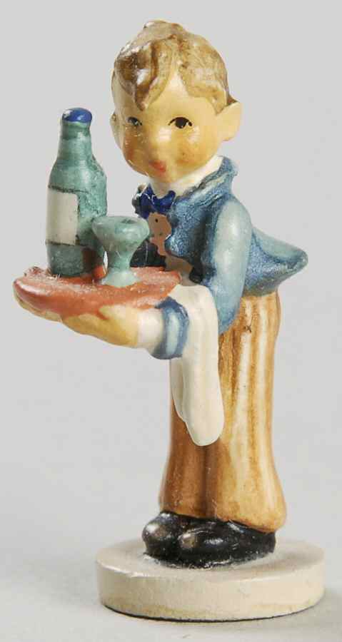 Hummel Miniature Figurine-Bronze Waiter - No Box by Goebel-1